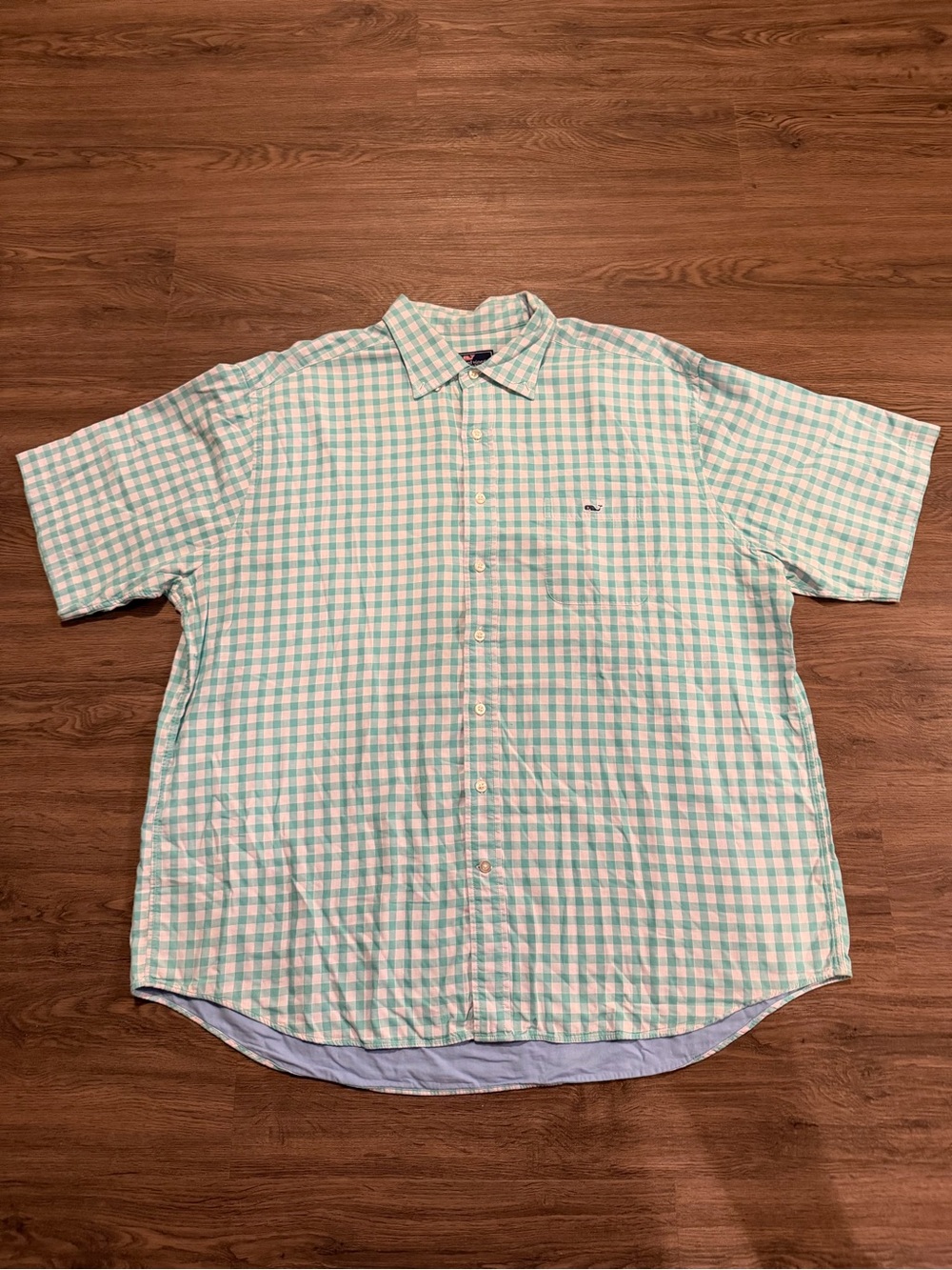 Vineyard Vines Men's XXL Classic Fit Tucker Shirt Button Up Short Sleeve Plaid